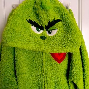 “The Grinch” Halloween costume onesie with hood, size 3x